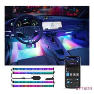 GOVEE RGBIC Interior Car Lights Without Remote Control