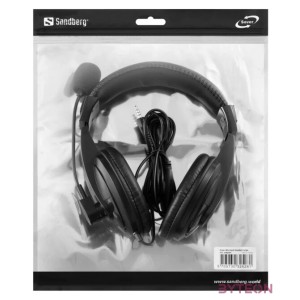 SANDBERG Headset, Saver MiniJack Headset Large