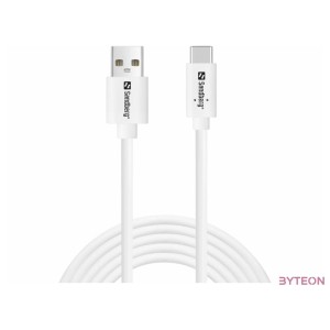 SANDBERG Hálózati vezeték, USB-C  USB-A 2.0 2M SAVER