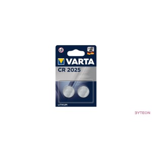 VARTA CR2025 lithium gombelem 2db/bliszter