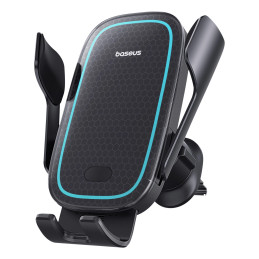 Wireless Charging Car Mount Baseus MilkyWay Pro 15W (black)