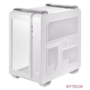 ASUS Ház TUF Gaming GT502, Tápegység nélkül, Fehér, Üvegfalú