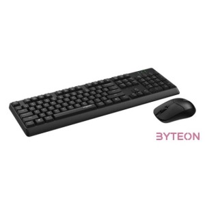 RAPOO 00229634, 8150M VEZETÉK NÉLKÜLI MULTI-MODE SILENT BILL. EGÉR SZETT FEKETE