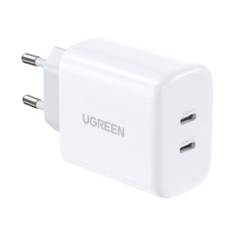 Ugreen CD243 adapter, 2x USB-c, 40 W  (fehér)