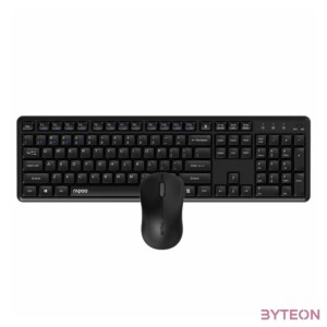 RAPOO 00229634, 8150M VEZETÉK NÉLKÜLI MULTI-MODE SILENT BILL. EGÉR SZETT FEKETE