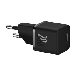 Mini wall charger Baseus GaN5 20W (black)