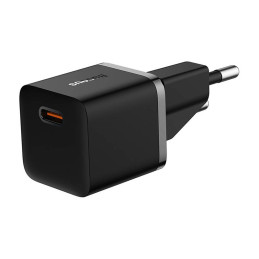 Mini wall charger Baseus GaN5 20W (black)