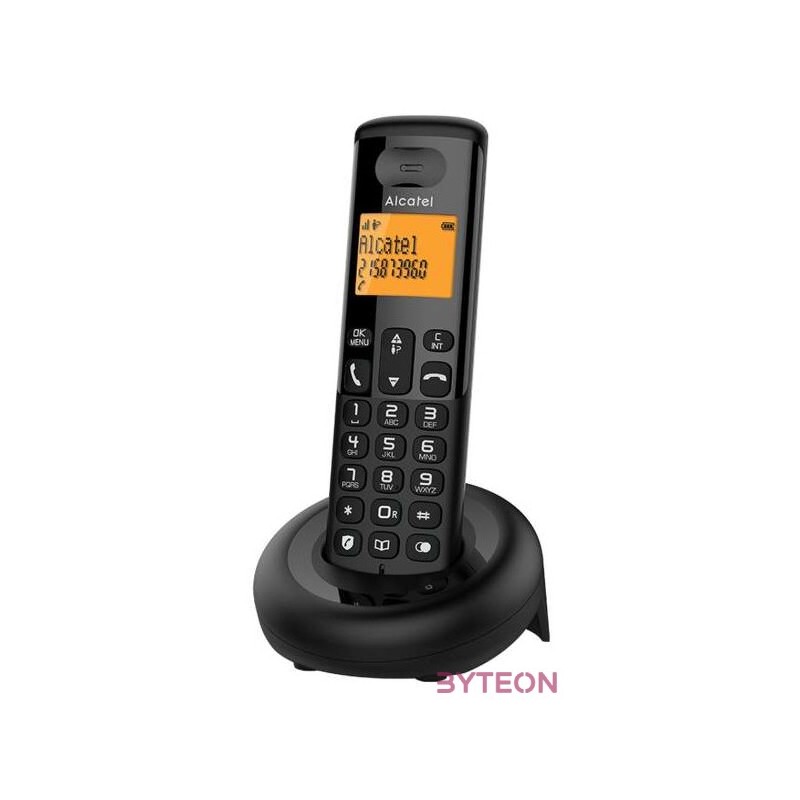 Alcatel E160 dect telefon fekete