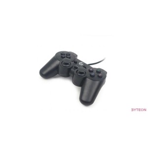 Gembird JPD-UDV-01 Dual Vibration fekete gamepad