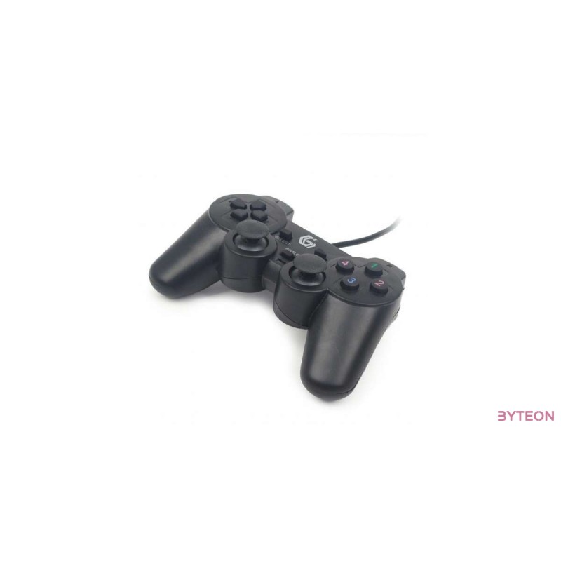 Gembird JPD-UDV-01 Dual Vibration fekete gamepad