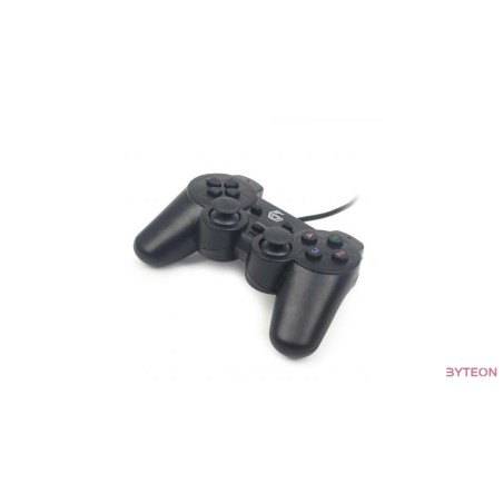 Gembird JPD-UDV-01 Dual Vibration fekete gamepad