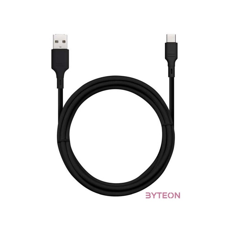 Bluestar Type-C kábel 3A, 1m, fekete, DC-001AC3.0