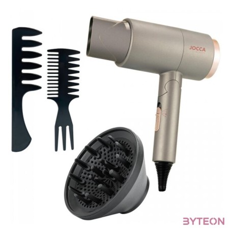 Jocca 2317 Összecsukható kompakt hajszárító fésűvel