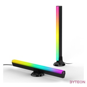 Govee RGBIC WiFi  Bluetooth Flow Plus fénysávok Ideális 45 és 70hüvelyk közötti televíziókhoz.