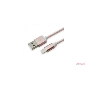 Sbox IPH7RG USB-iPhone 7 Lightning 1,5m rozé-arany töltőkábel