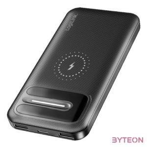 Logilink Power bank 10000 mAh, vezeték nélküli töltés  2x USB-A, 1x USB-C