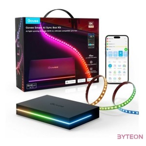 Govee AI szinkronizáló doboz 2 55-65 hüvelykes képernyőkhöz Max 8K 240HZ Matter APP  Wifi  Bluetooth vezérléssel