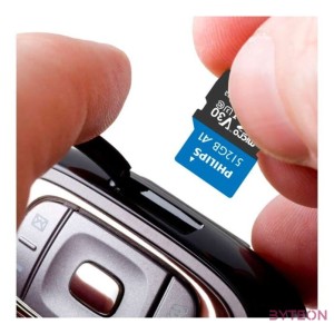 Philips Micro SDXC Memóriakártya 512GB Class 10 UHS-I U3 Adapter