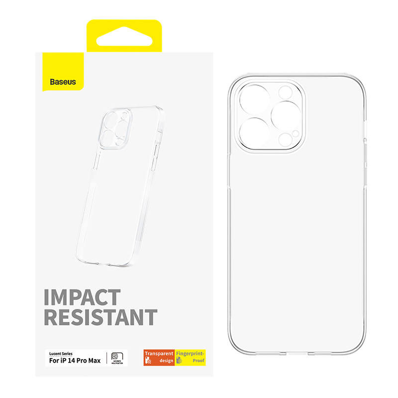 Phone Case for iP 14 PRO MAX  Baseus OS-Lucent Series (Clear)