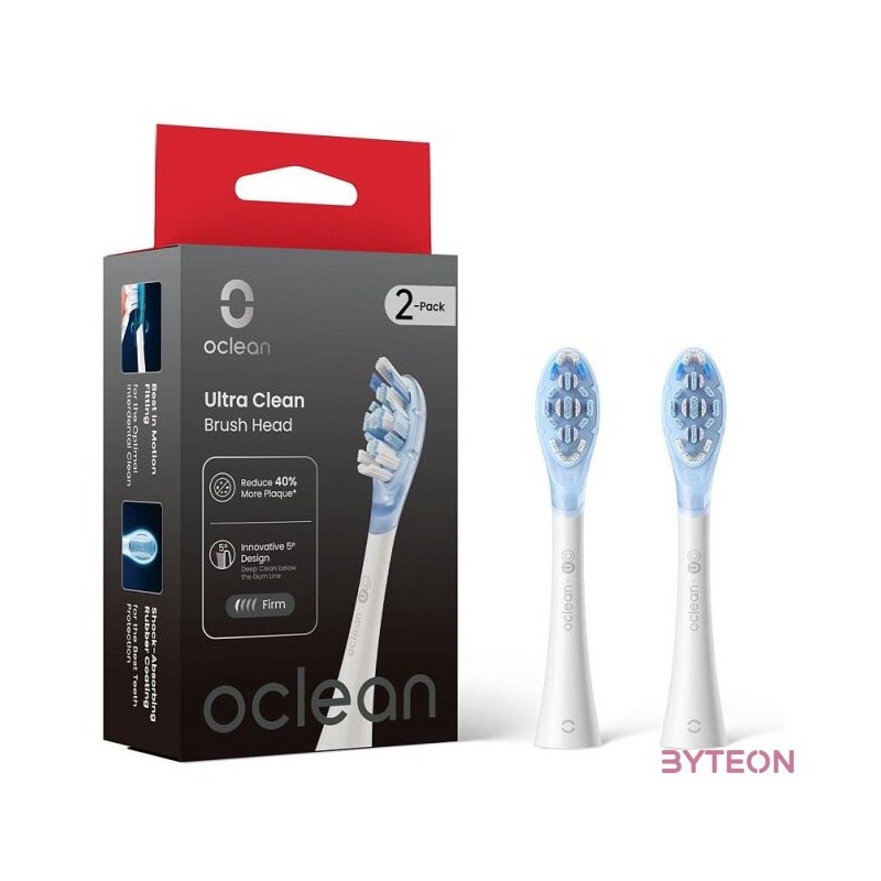 Oclean Ultra Clean fogkefe fej (2db) White