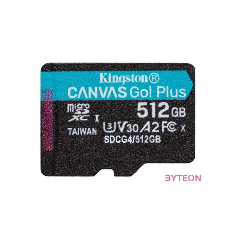 KINGSTON 512GB microSDXC Canvas w,o ADP