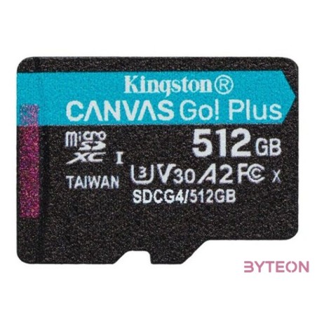 KINGSTON 512GB microSDXC Canvas w,o ADP