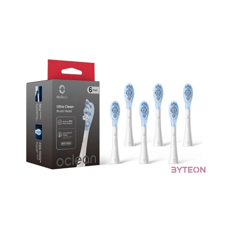 Oclean Ultra Clean fogkefe fej (6db) White