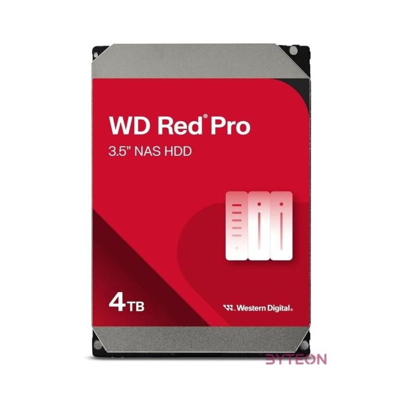 HDD3- 4TB WD 7200 256MB SATA3 HDD Red Pro WD4005FFBX