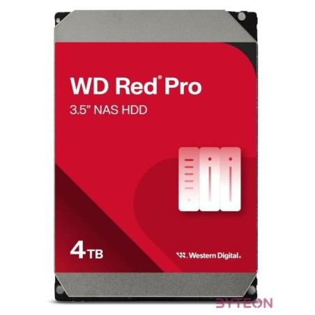HDD3- 4TB WD 7200 256MB SATA3 HDD Red Pro WD4005FFBX