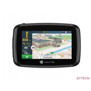 Navitel G590 Moto GPS Motorkerékpár Navigáció, 5 kijelző, fekete