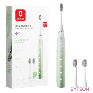 Oclean elektromos fogkefe Flow S (2db fej) Green