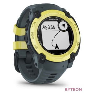 Instinct E, 40mm. Yellow, grey strap