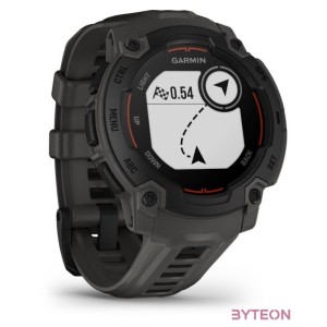 Instinct E, 45mm. Black, grey strap