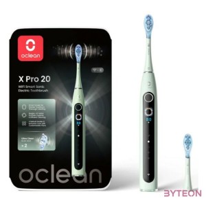 Oclean X Pro 20 Green elektromos fogkefe okos kijelzővel
