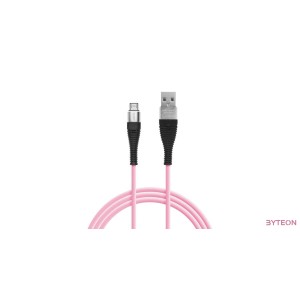 Delight ezüst microUSB adatkábel 2m