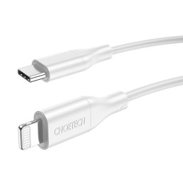 Cable Choetech IP0040 USB-C to Lightning PD18/30W 1,2m (white)