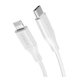 Cable Choetech IP0040 USB-C to Lightning PD18/30W 1,2m (white)