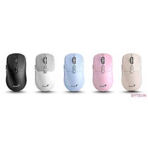 Genius NX-8080S BT Bluetooth  2.4G rózsaszín csendes egér Copilot gombbal