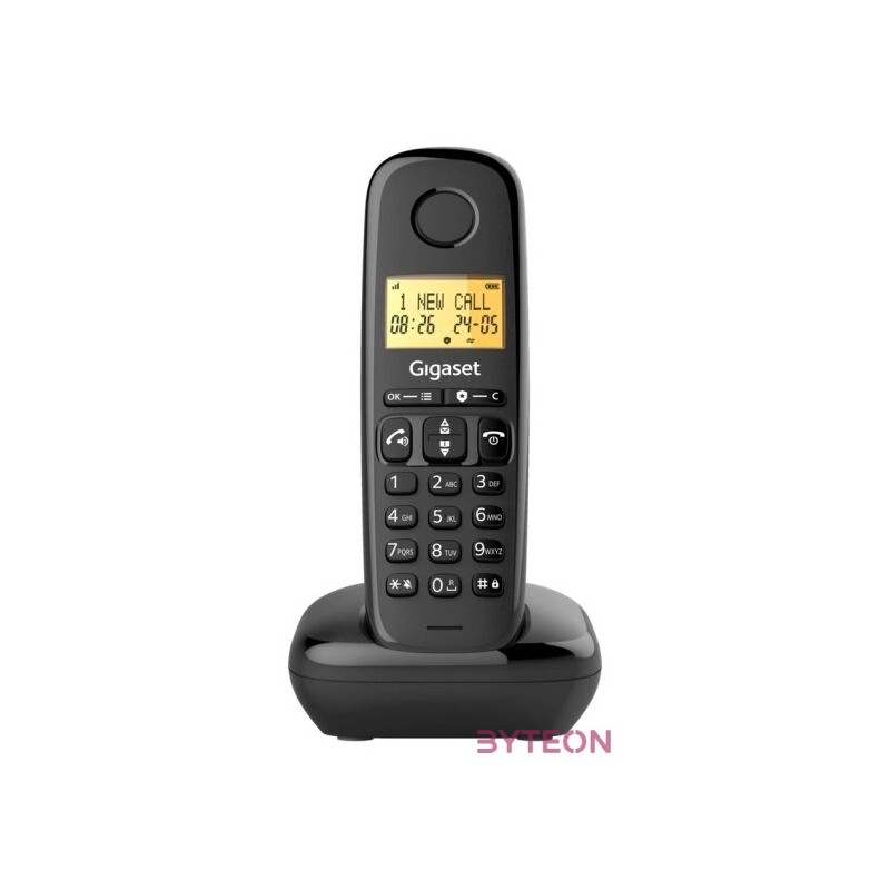 Gigaset Basic 100 fekete dect telefon