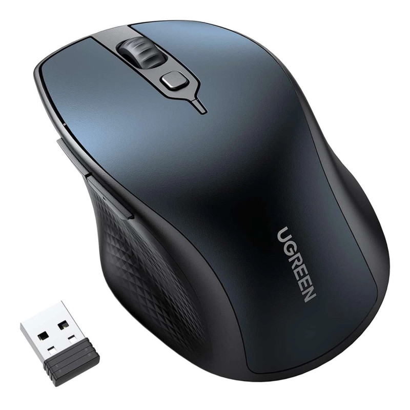 Wireless mouse UGREEN MU101 2.4G+BT (Blue)