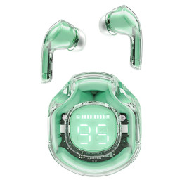 Earphones TWS Acefast T8, Bluetooth 5.3, IPX4 (green)