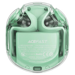 Earphones TWS Acefast T8, Bluetooth 5.3, IPX4 (green)