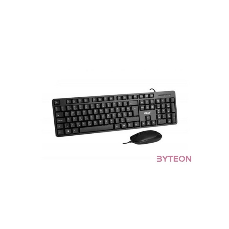 Acer AAK400 USB fekete magyar billentyűzetegér