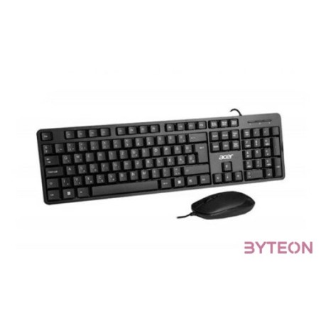 Acer AAK400 USB fekete magyar billentyűzetegér