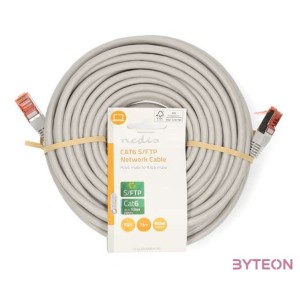 Nedis CCGL85220GY150 UTP , FTP Cat6 patch kábel, RJ45 aranyozott érintkezők, 10,100,1000 Mbit,s, hossz 15m