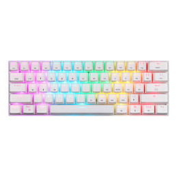 Wireless mechanical keyboard Motospeed SK62 White (blue switch)