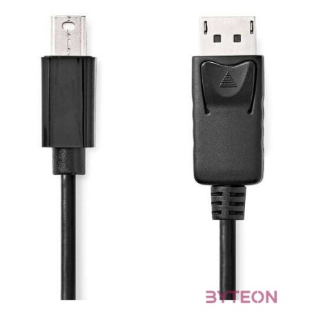 Nedis CCGL37400BK20 mini Displayport1.2 kábel, Display port dugó, 21.6 Gbps, 2m