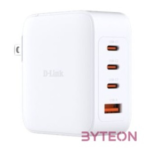 D-LINK Hálózati Adapter 100W GAN 3xUSB-C  1xUSB, DCP-101,E