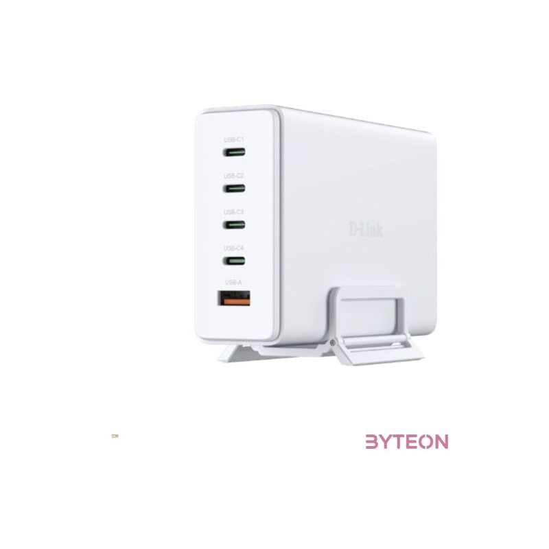 D-LINK Hálózati Adapter 240W GAN 4xUSB-C  1xUSB, DCF-241,E