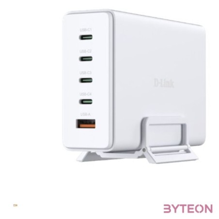 D-LINK Hálózati Adapter 240W GAN 4xUSB-C  1xUSB, DCF-241,E